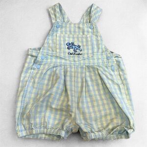 90s Osh Kosh Vintage Bubble Romper Embroidered Overalls Jumper Size 3-6 Months